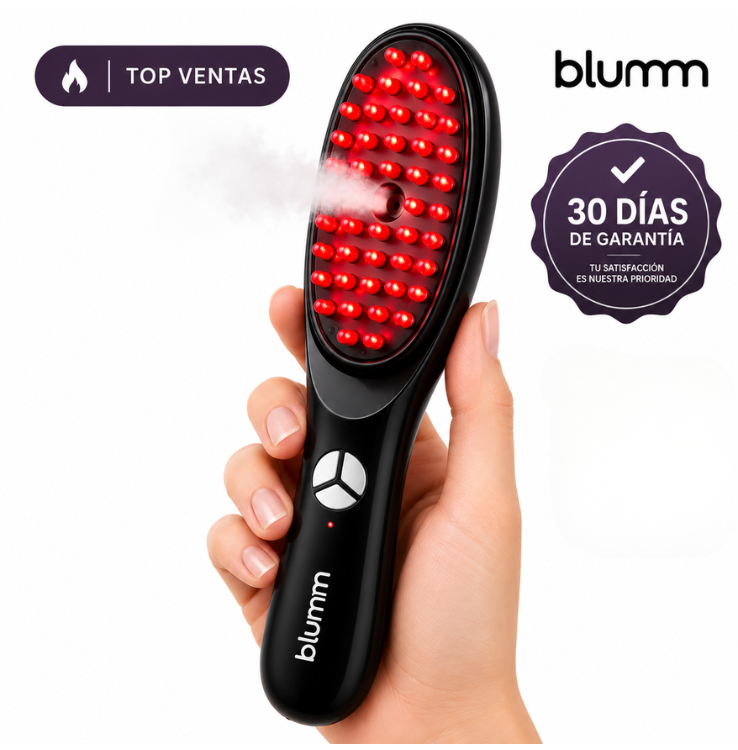 Blumm | Cepillo Fototerapia Crecimiento Capilar